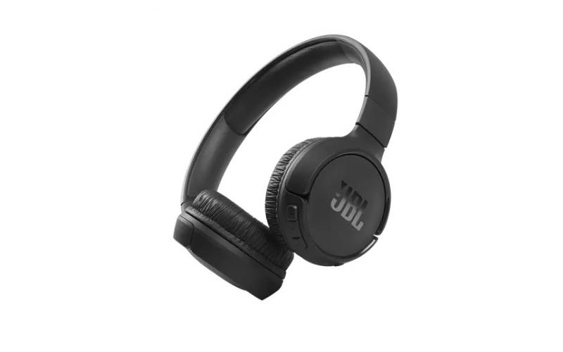 JBL Tune 510BT Wireless on-ear headphones { Bluetooth 5.0 / Up to 40H battery life / Multi-point connections / foldable design } JBLT510BTBLKAM